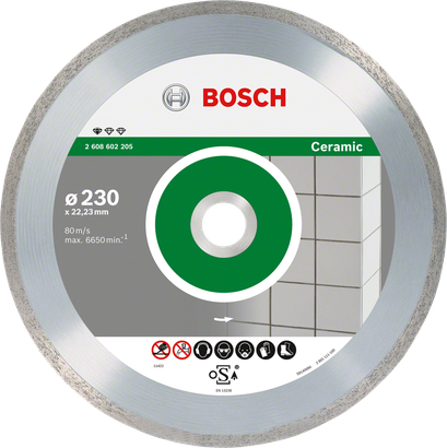 قرص قطع الماس من Bosch للبلاط السيراميك.