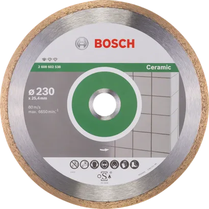 Bosch Standard for Ceramic diamond cutting disc 230mm.