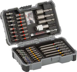Extra Hard Screwdriver Bit and Nutsetter Set, 43-Piece