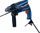 Bosch GSB 13RE impact drill with side handle.