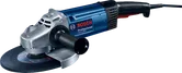Blue Bosch angle grinder.