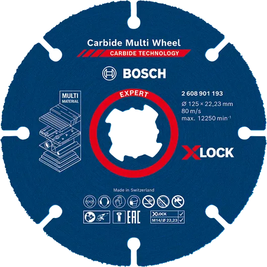 GWX X-LOCK Grinder Professional | Bosch with 14-125 Angle