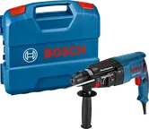 Bosch GBH 2-26 rotary hammer drill with carrying case.