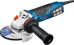 Bosch GWS 19-150 CI angle grinder with side handle.