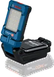 Bosch GLI 18V-800 cordless work light with LED panel.