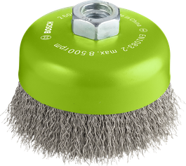 Bosch PRO Stainless Steel clean Cup Brush, 100 mm.