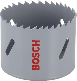 Bosch hole saw for precise circular cutting.