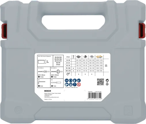 Bosch PRO Multi Material Hole Saw Set 17 pcs.