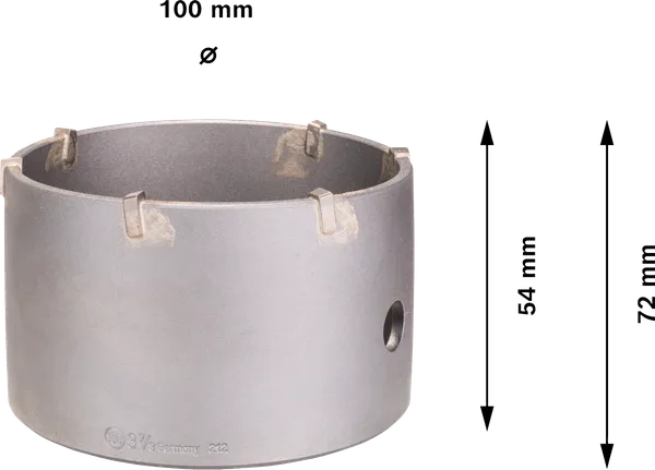 Bosch PRO SDS plus-5 Core Cutter, 100 mm diameter.