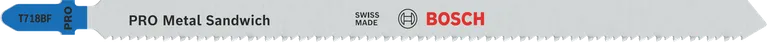 Bosch PRO Metal Sandwich T718BF jigsaw blade for metal.