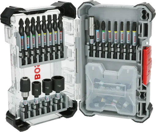 Bosch PRO Impact Screwdriver Bit Set 35 pcs in case.