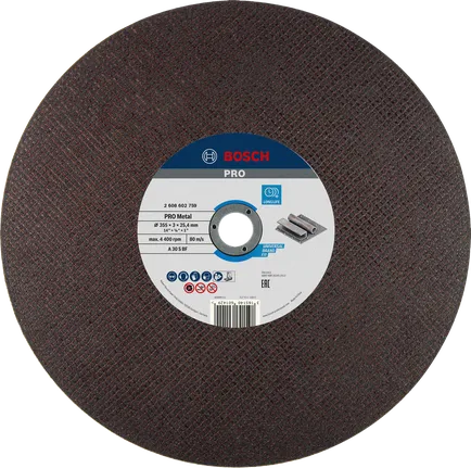 Bosch PRO Metal Cutting Disc 355 mm for metalwork.