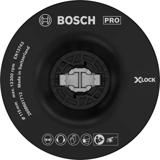 Bosch PRO Backing Pad Medium 115 mm X-Lock accessory.