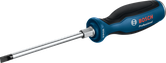 Bosch slotted screwdriver with ergonomic handle.