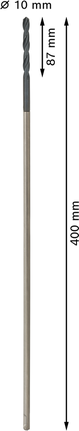 Bosch PRO Wood HSS Installation Drill Bit 10x600 mm.