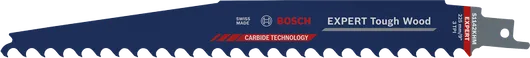 Bosch EXPERT Tough Wood S 1142 KHM saw blade for fast wood cutting.