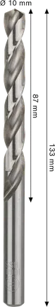 Bosch PRO Metal HSS-G Twist Drill Bit 10x87x133 mm.