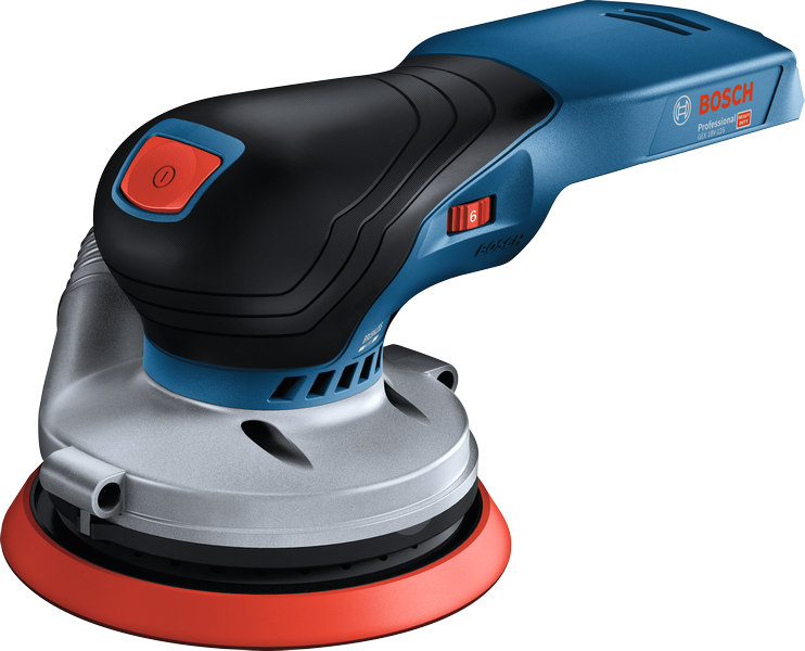 Bosch GEX 18V-125 cordless random orbit sander.