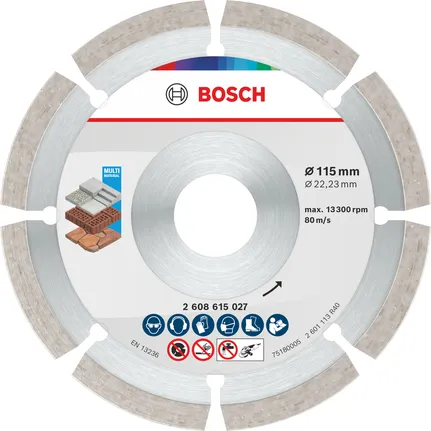 Bosch Multi Material Diamond Cutting Disc 115 mm.