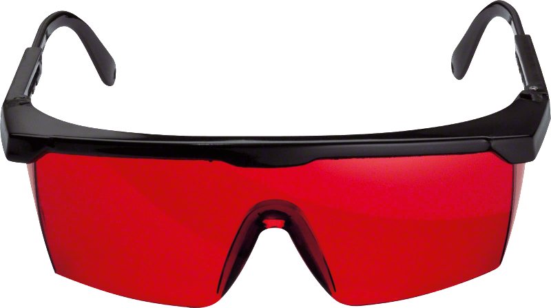 Laser viewing glasses (red)