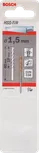 Broca para metal Bosch HSS-TiN de 1,5 mm DIN 338.