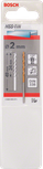 Broca para metal Bosch HSS-TiN de 2 mm DIN 338.