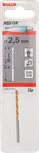 Broca para metal Bosch HSS-TiN de 2,5 mm DIN 338.