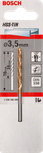 Broca para metal Bosch HSS-TiN de 3,5 mm DIN 338.