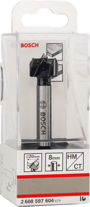 Broca de corte para bisagras Bosch de 20 mm TC.