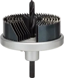 Juego de 7 brocas perforadoras Bosch de 25-63 mm para taladrar.