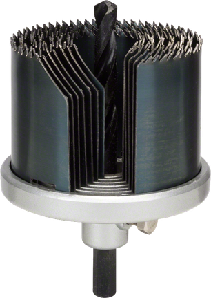 Juego de 7 brocas perforadoras Bosch de 25-67 mm para madera.
