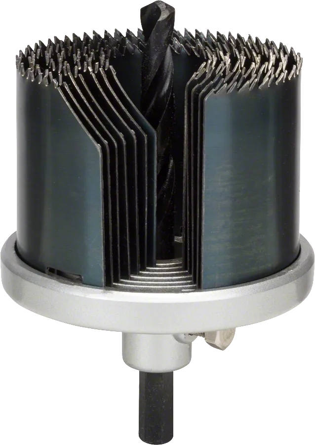Juego de 7 brocas perforadoras Bosch de 25-67 mm para madera.