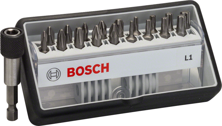 Juego de puntas extraduras para atornillador Robust Line, 12+1 p. - Bosch  Professional