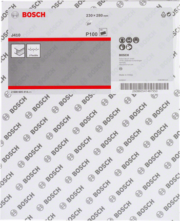 Hoja de lija Bosch J410 P100.