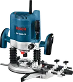 Fresadora Bosch GOF 2000 CE con potencia de entrada de 2.000 W.