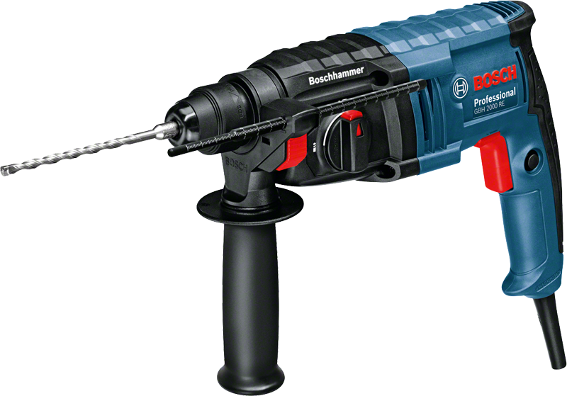 Martillo perforador Bosch GBH 2-20 D con mango SDS plus.