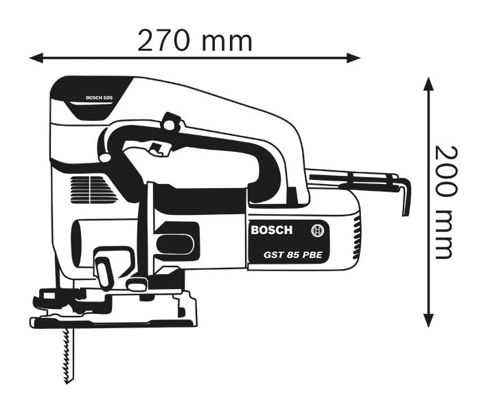 Dimensiones de la sierra de calar.