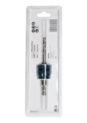 Mandril para sierra de corona con vástago hexagonal de 3/8″ de Bosch.