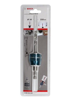 Mandril Bosch PC Plus con broca HSS-G de 7,15 mm.