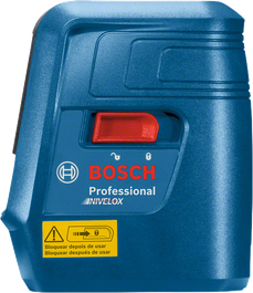 Dispositivo de nivel láser azul Bosch .