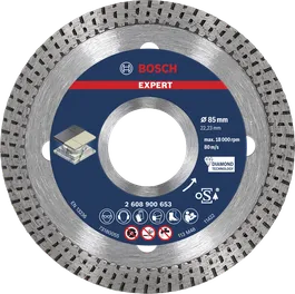 Disco de corte de diamante Bosch EXPERT HardCeramic de 85 mm.