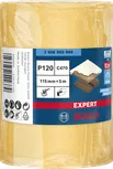 Rollo de papel de lija Bosch EXPERT C470 de 115 mm x 5 m, grano 120.