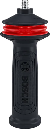 Mango Bosch EXPERT para control de vibraciones M10, negro con anillo rojo.