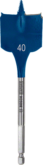 Broca de pala autoajustable Bosch EXPERT de 40 mm.