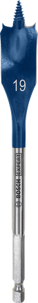 Broca de pala autocortante Bosch EXPERT de 19 mm.