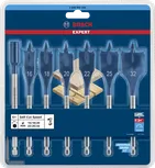 Juego de brocas de pala de corte rápido Bosch EXPERT Self Cut de 16 a 32 mm.