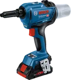 Pistola remachadora inalámbrica Bosch de 18 V.