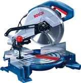 Sierra ingletadora Bosch GCM 10 X con hoja de 254 mm.