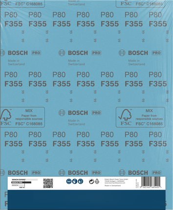 Rodillo de lijado Bosch PRO C355 230x280 mm grano 80.