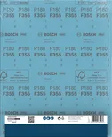 Rodillo de lijado Bosch PRO C355 G180, hoja de 230x280 mm.